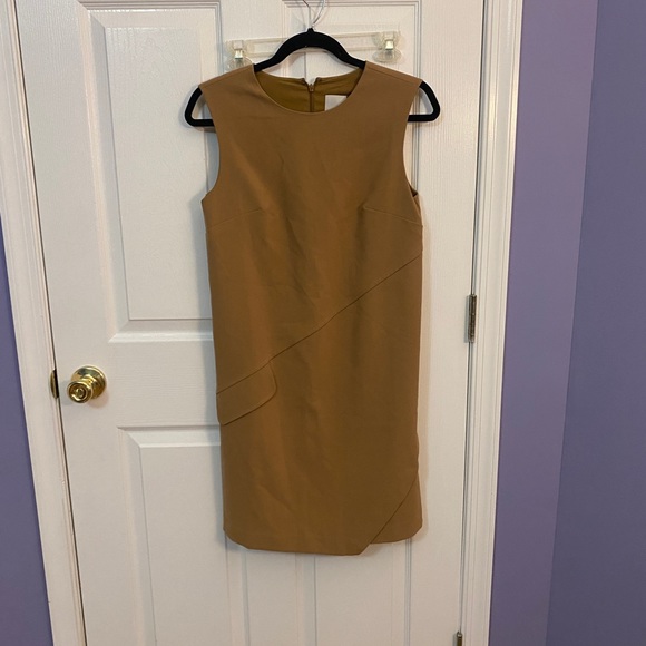 NWOT halogen tan knee length dress - Picture 4 of 7